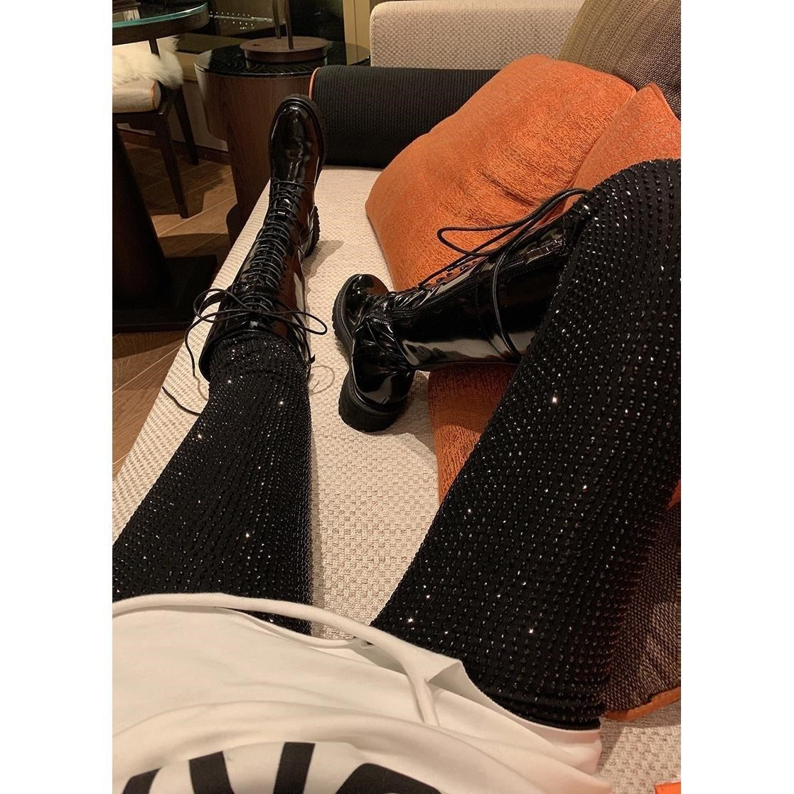Rhinestones Leggings