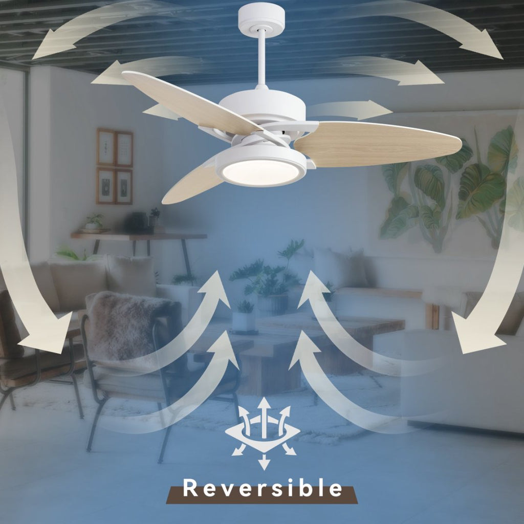52 In. LED Smart Ceiling Fan