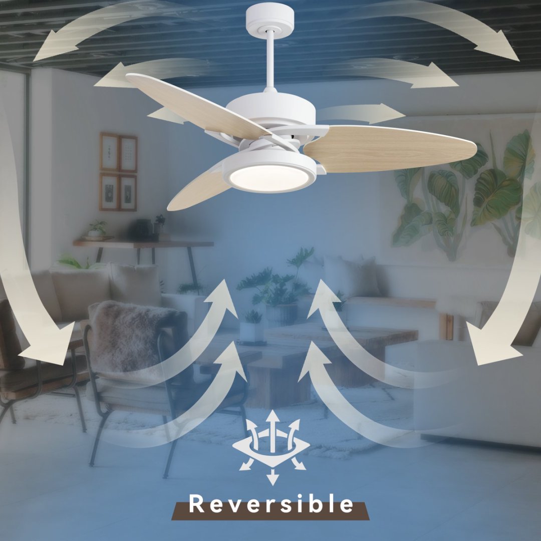 52 In. LED Smart Ceiling Fan