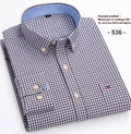 Plaid Long Sleeve Dress Shirt