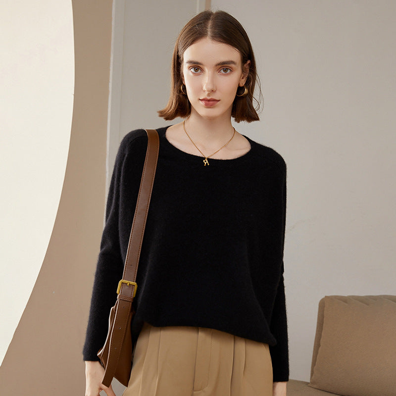 Round Neck Cashmere Shirt