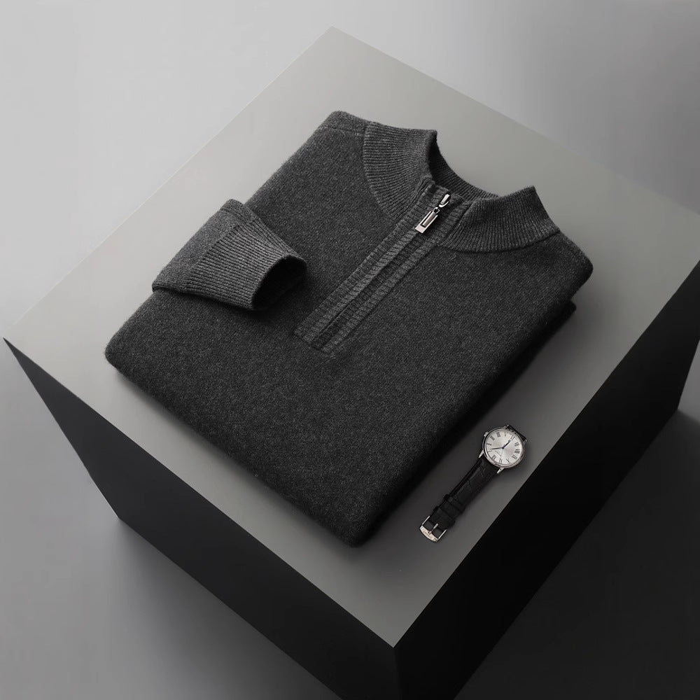Half-Zip Knit Sweater