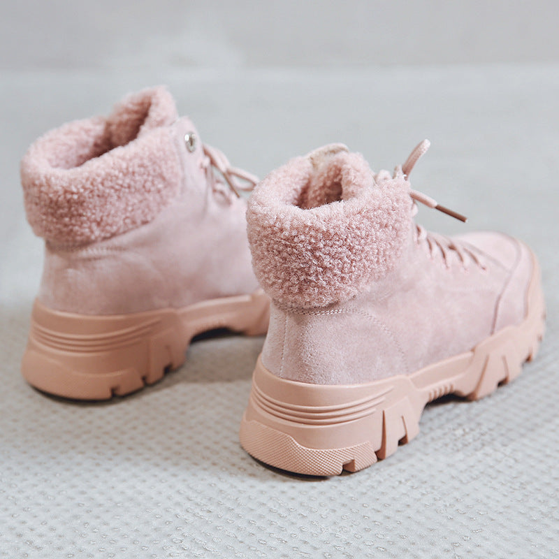 British Style Leather Martin boots