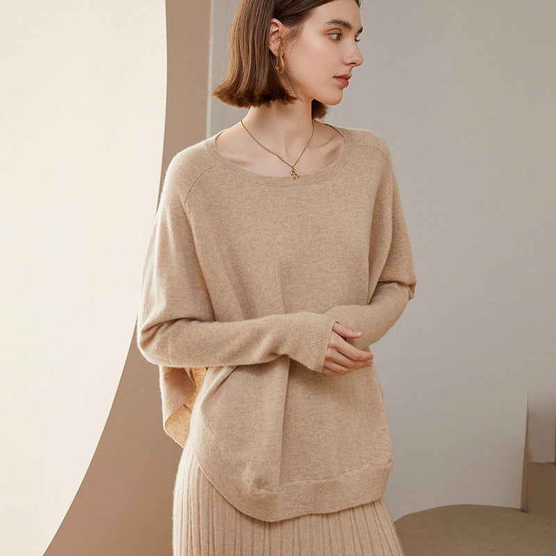 Round Neck Cashmere Shirt