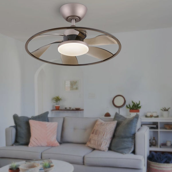 22 In. LED Smart Ceiling Fan