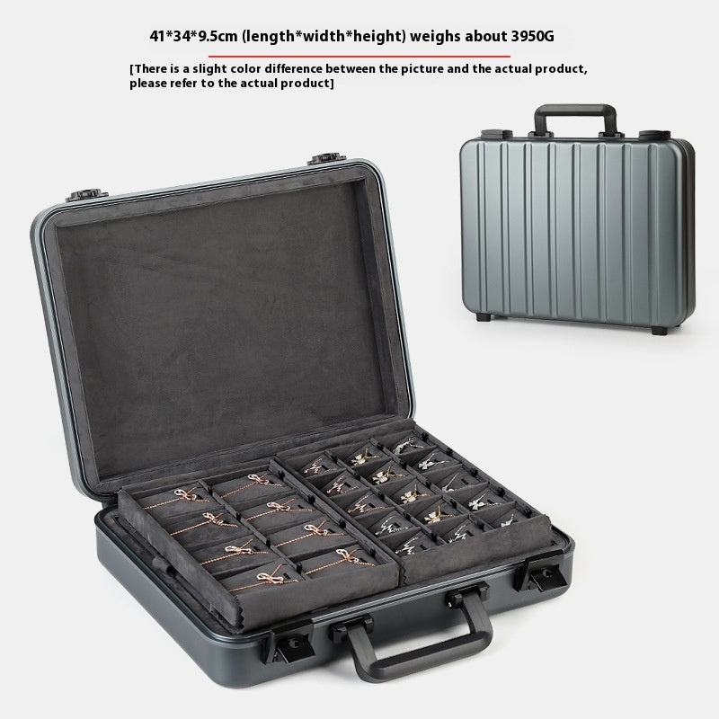 Portable Aluminum Jewelry Box