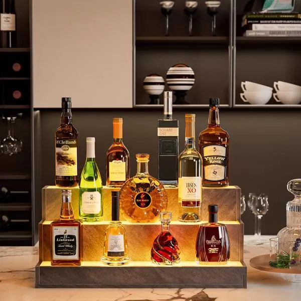 LED Liquor Bottle Display Shelf