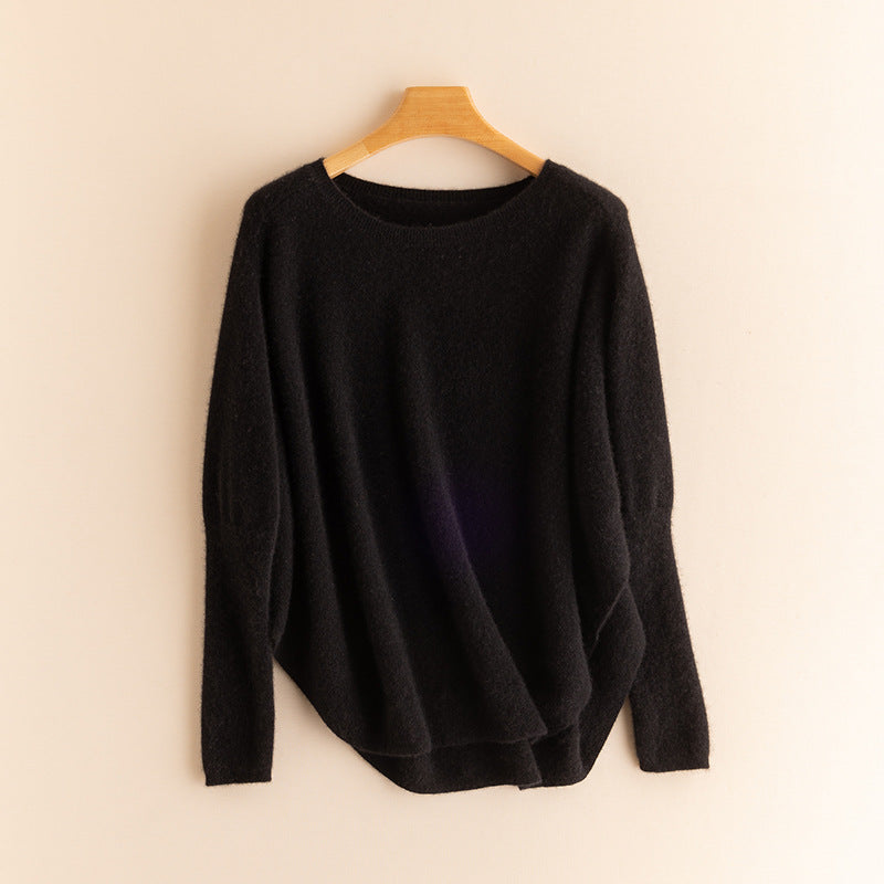 Round Neck Cashmere Shirt