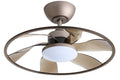 Light Pro 22 In. LED Indoor Coffee Smart Ceiling Fan With Remote Control