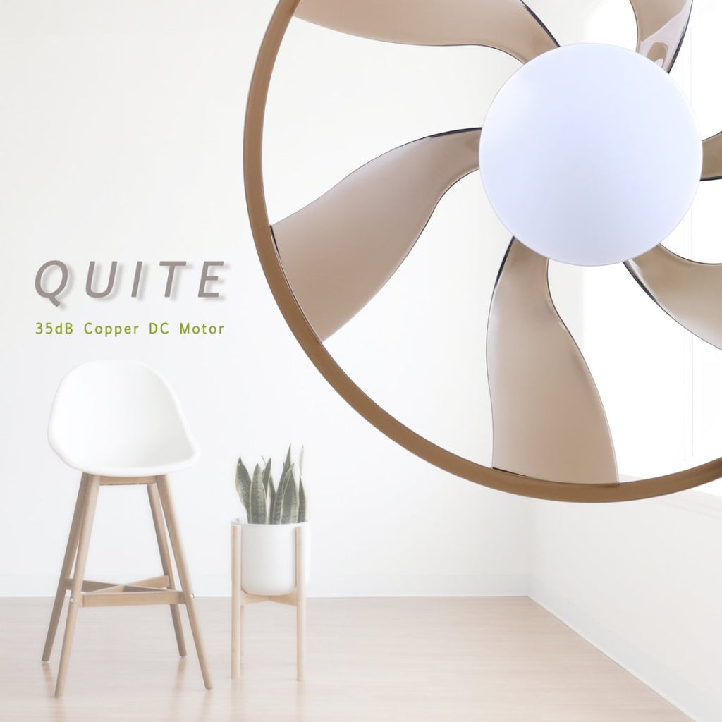 Light Pro 22 In. LED Indoor Coffee Smart Ceiling Fan With Remote Control