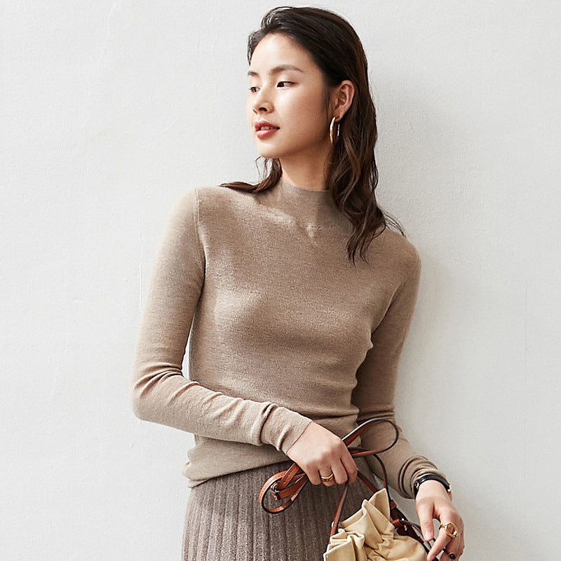 Half High Collar Sweater