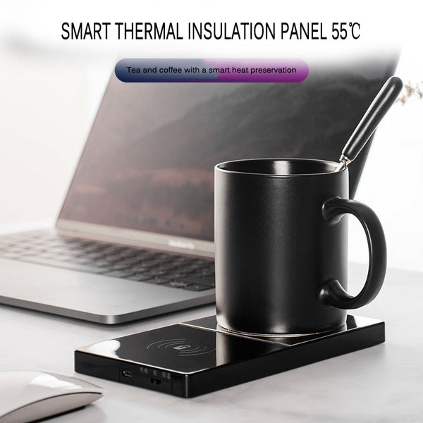 2-in-1 Mug Warmer and Wireless Charger