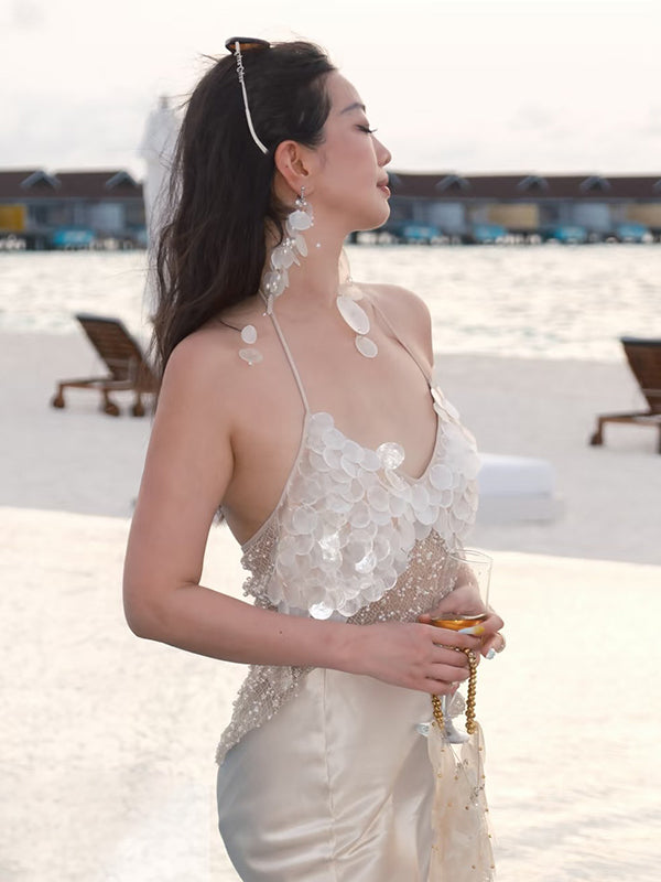 Transparent Sequin Dress