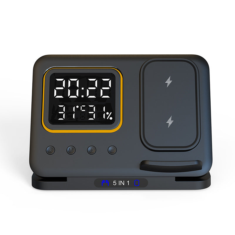 5-in-1 Wireless Charging Station & Alarm Clock