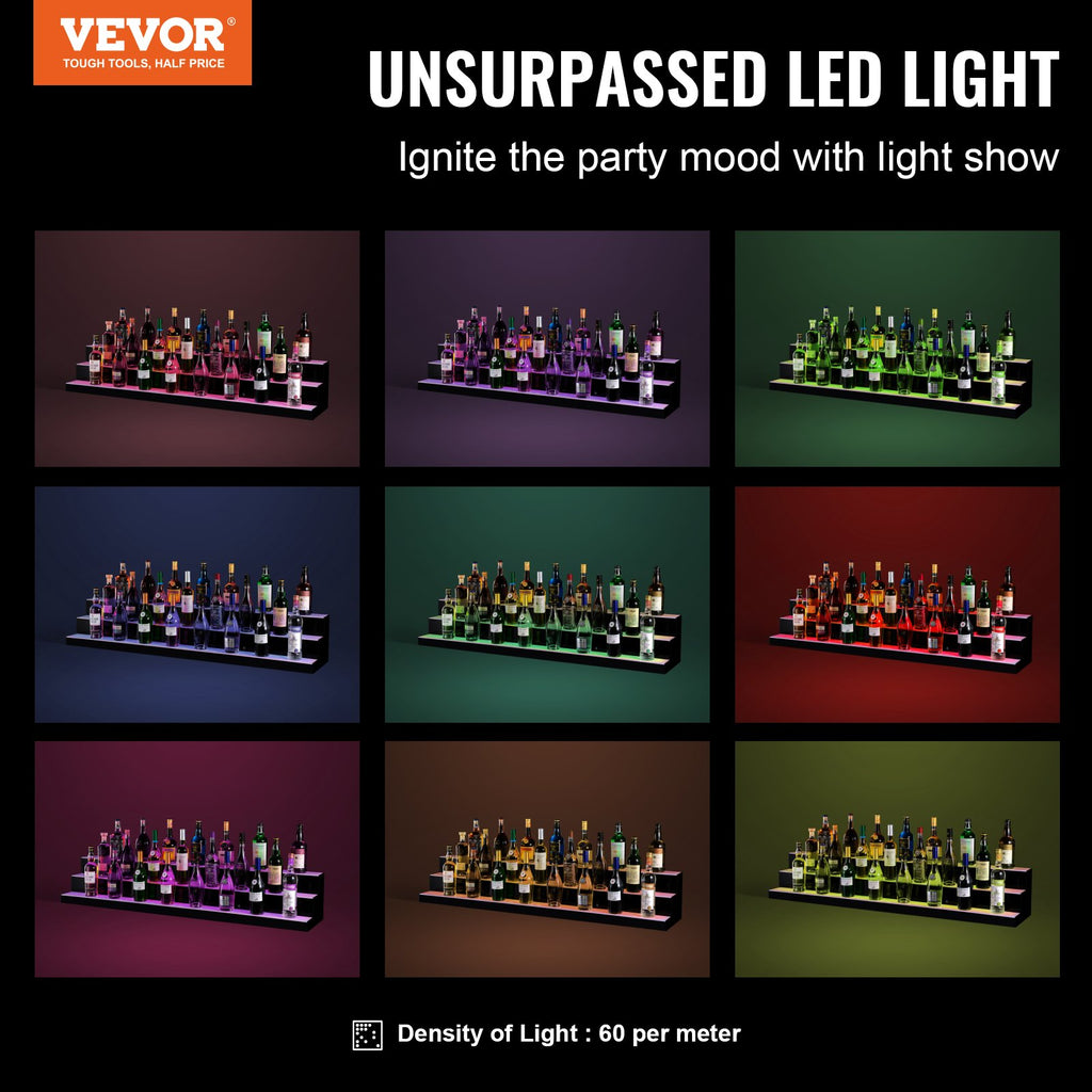 LED Liquor Bottle Display