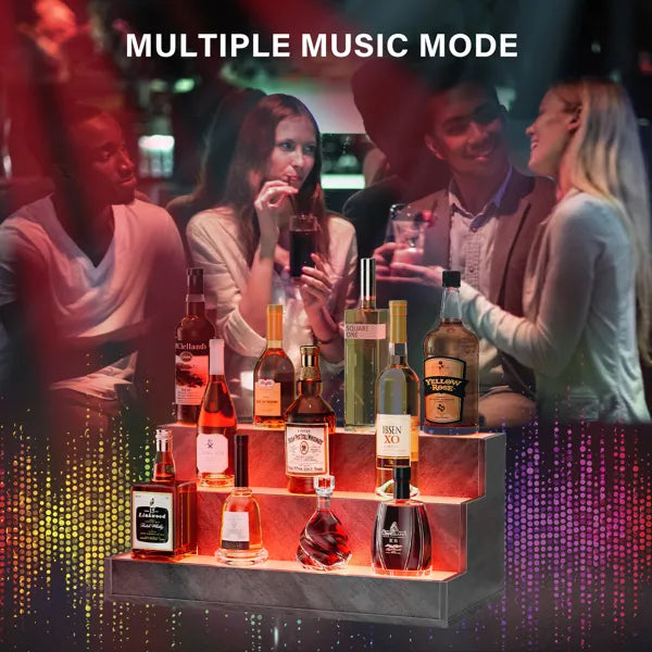 LED Liquor Bottle Display Shelf