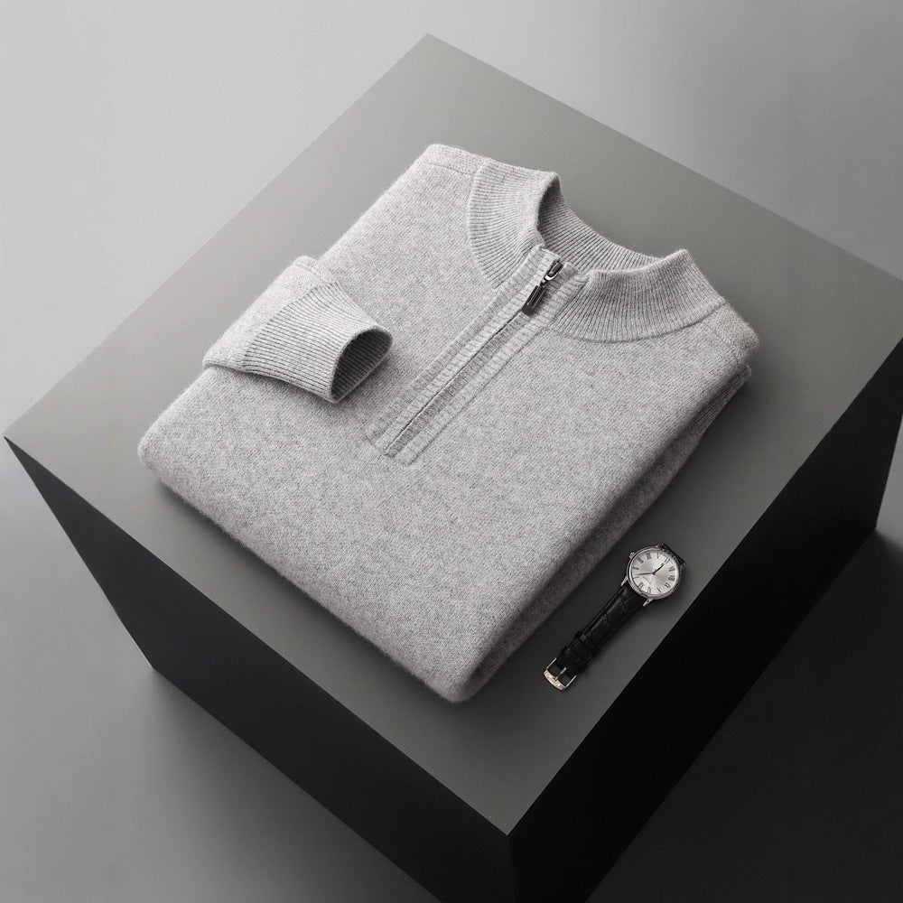 Half-Zip Knit Sweater
