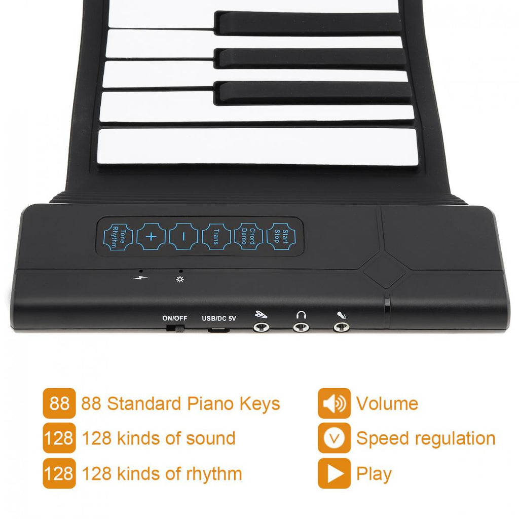 Portable Roll Up Piano Keyboard