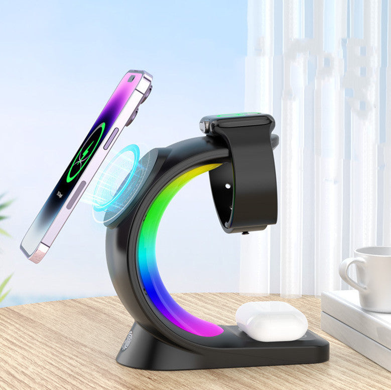 4-in-1 Wireless Charging Station & Ambient Light
