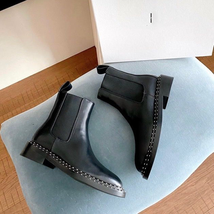 British Style Leather Boots