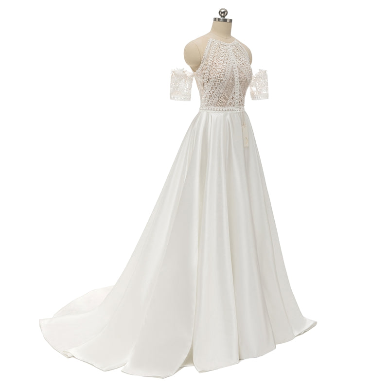 Retro Lace Wedding Dress