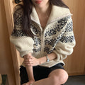 Vintage Knitted Cardigan Sweater