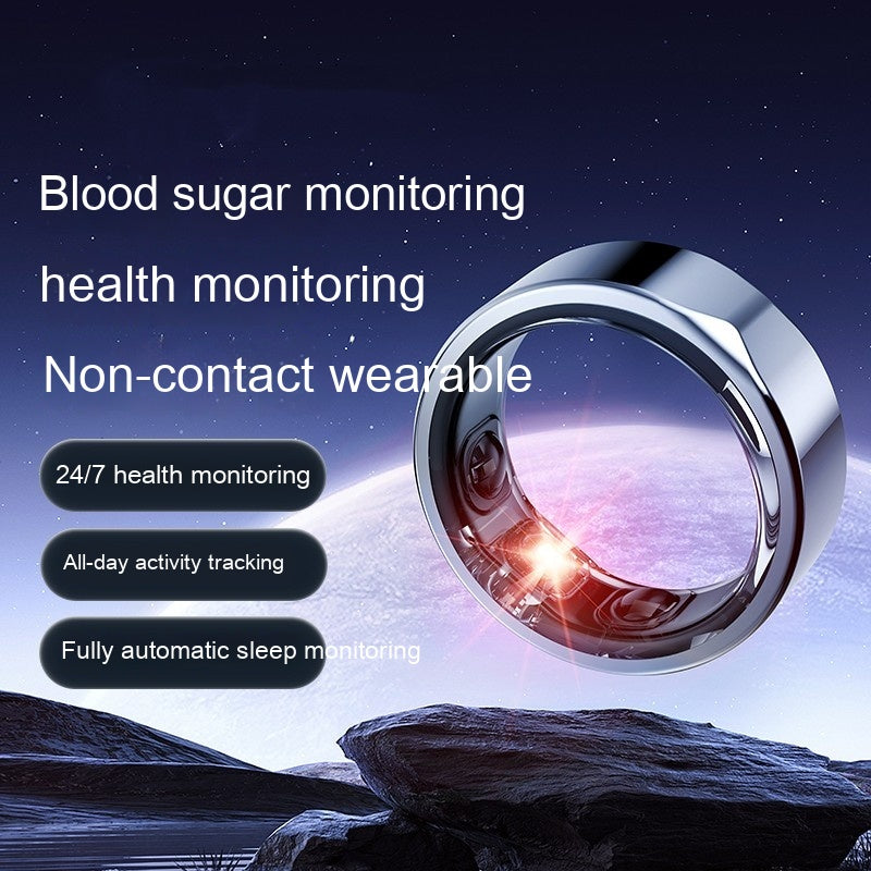Blood Sugar Testing & Health Monitor Smart Ring