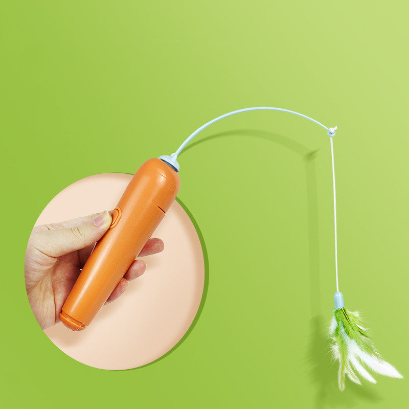 Feather Turntable Cat Toy