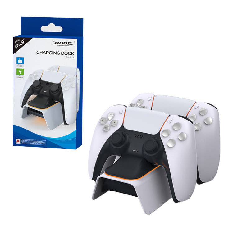 Dual PS5 Controller Wireless Charging Station
