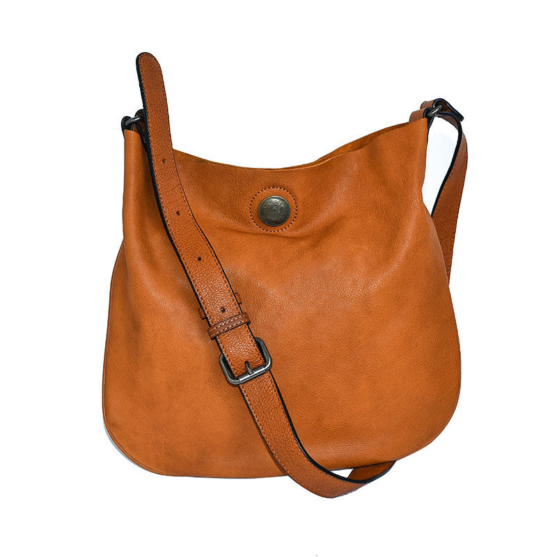 Retro Leather Messenger Bag