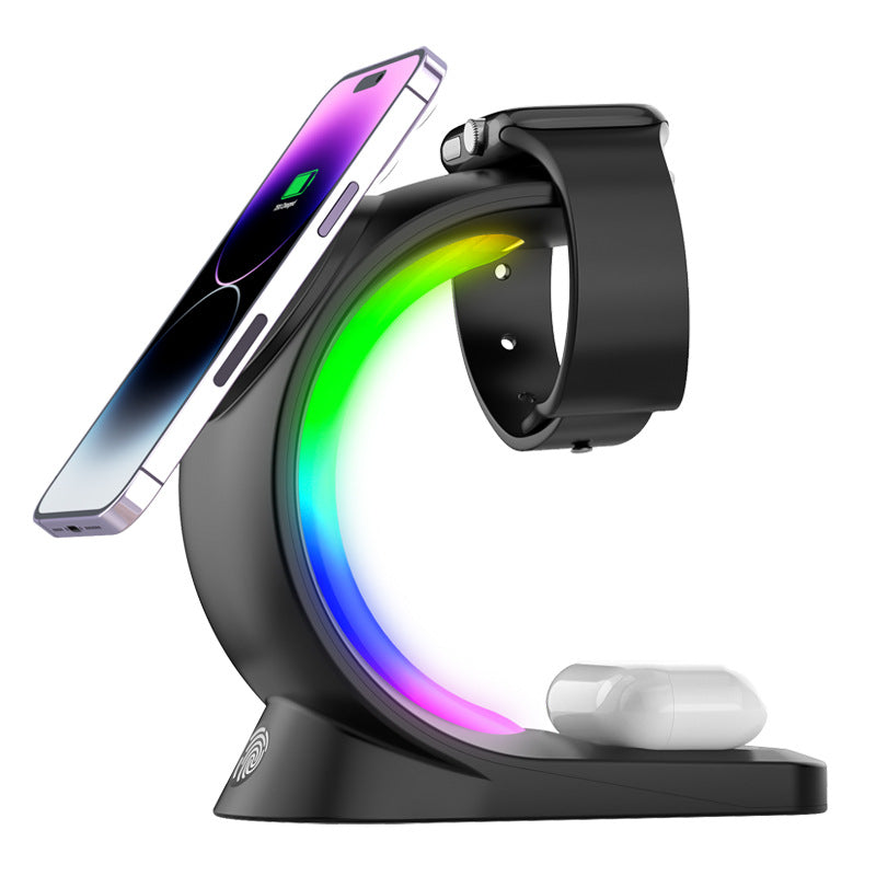4-in-1 Wireless Charging Station & Ambient Light