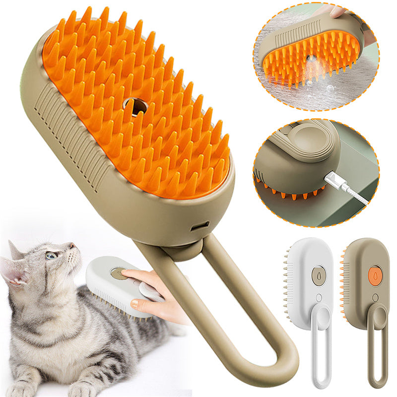 Cat Steam Grooming Brush