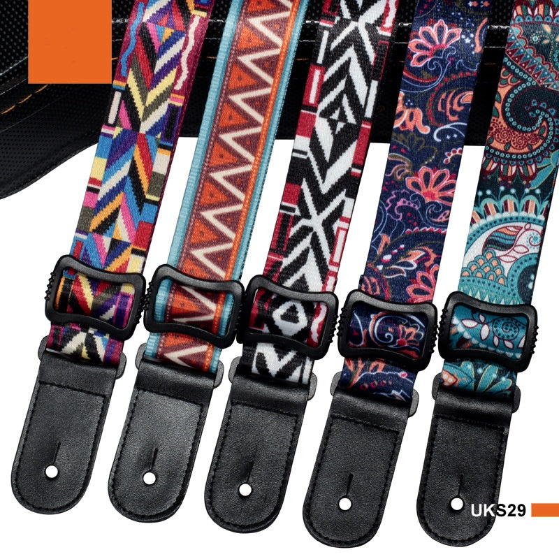 Color & Print Guitar Strap