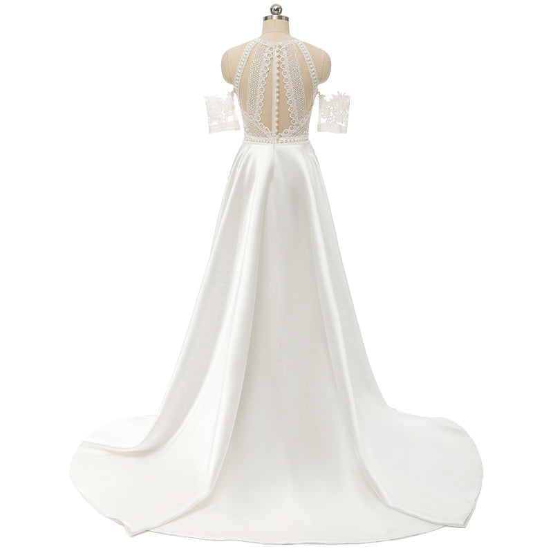 Retro Lace Wedding Dress
