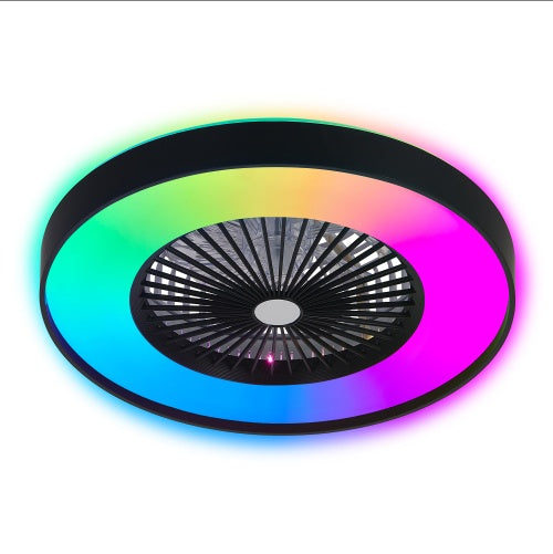 23" Smart Ceiling Fan with LED RGB & App Control