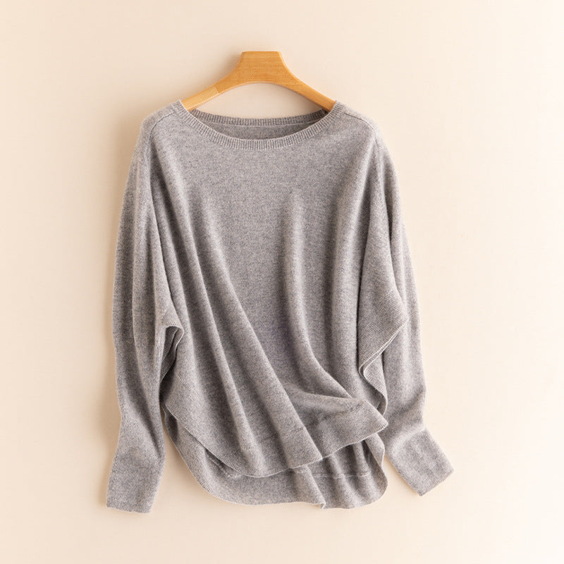 Round Neck Cashmere Shirt