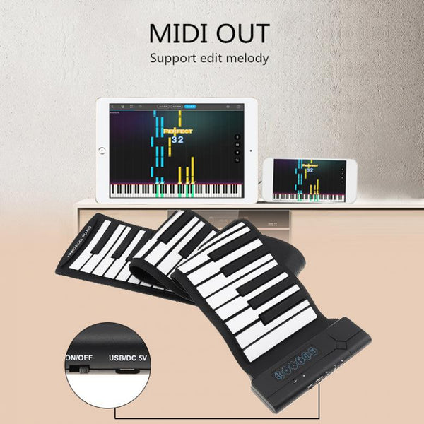 Portable Roll Up Piano Keyboard