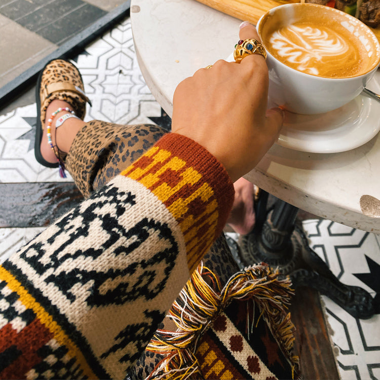 Vintage Wool & Cashmere Sweater Coat