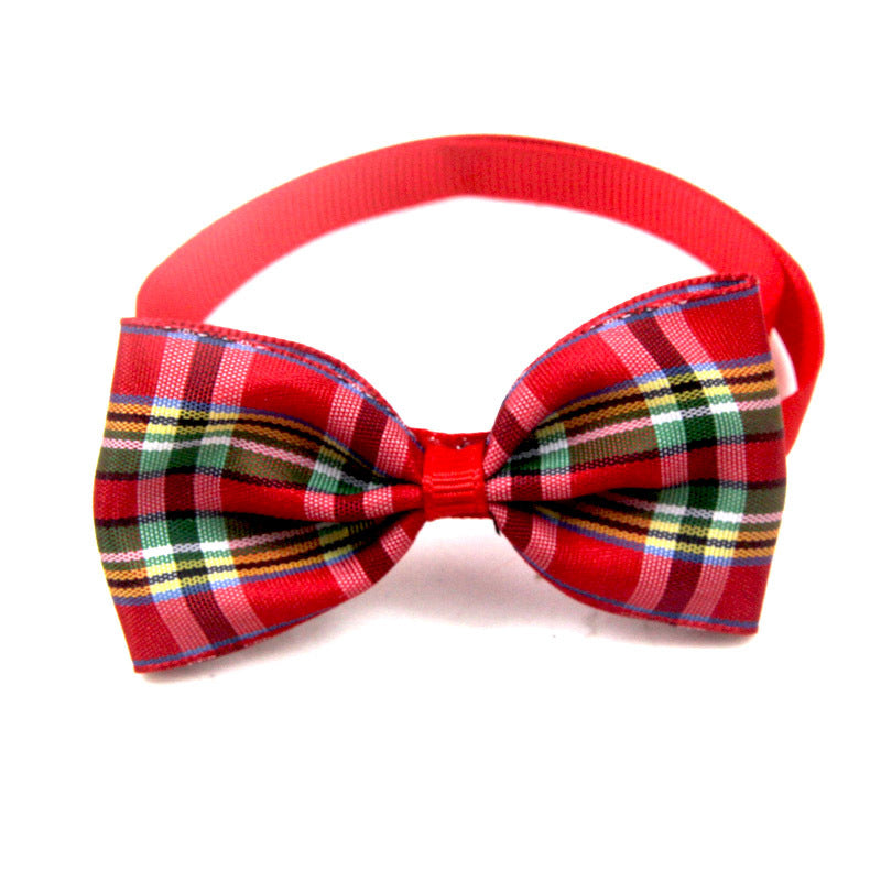Plaid Pet Bowtie