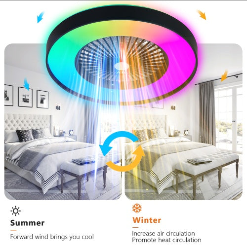 23 inch LED RGB Smart Ceiling Fan