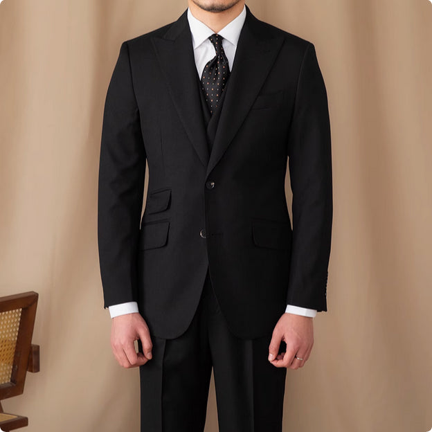 3-Piece Wool Business Suit