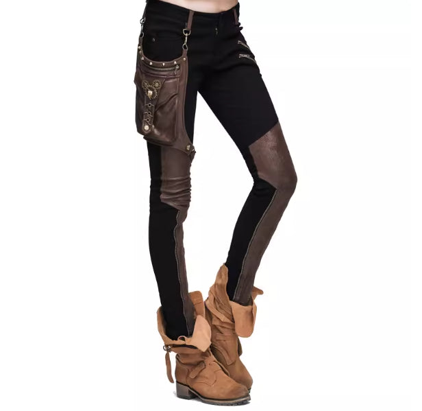 Street-Style Punk Pencil Pants