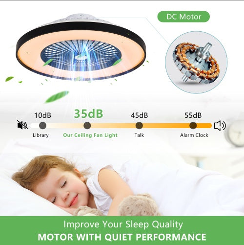 23 inch LED RGB Smart Ceiling Fan