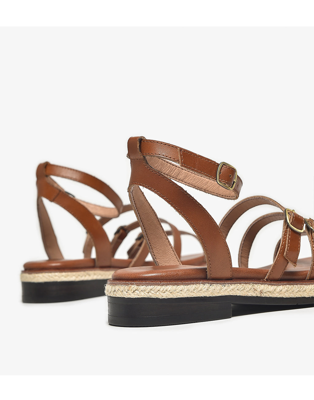 Retro Cross Strap Sandals