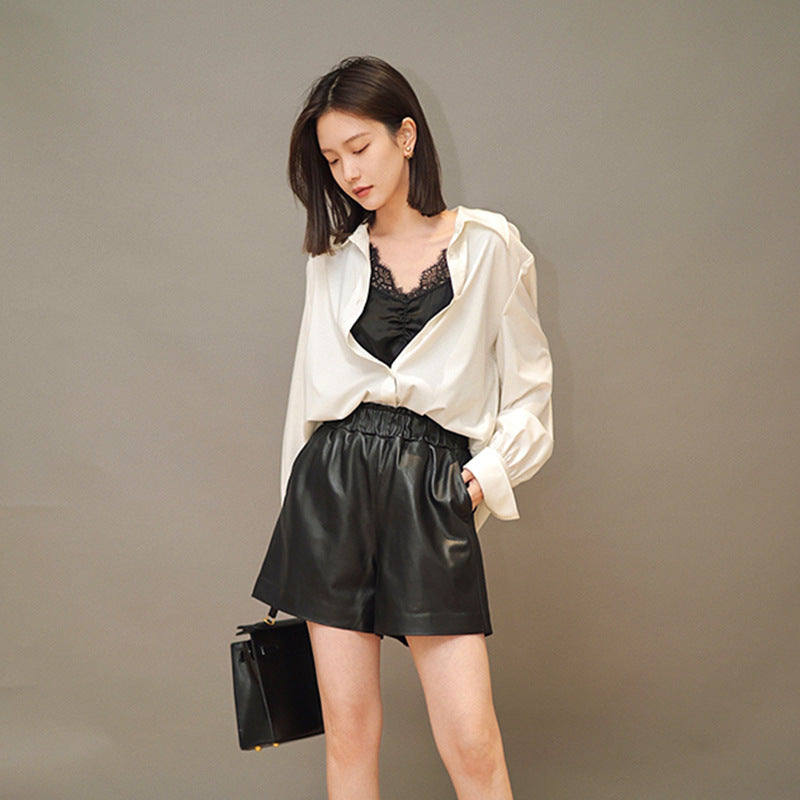 Leather Shorts
