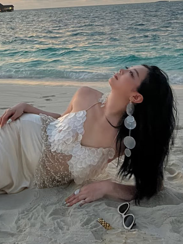 Transparent Sequin Dress