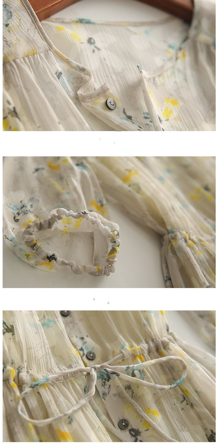 Silk Floral Dress