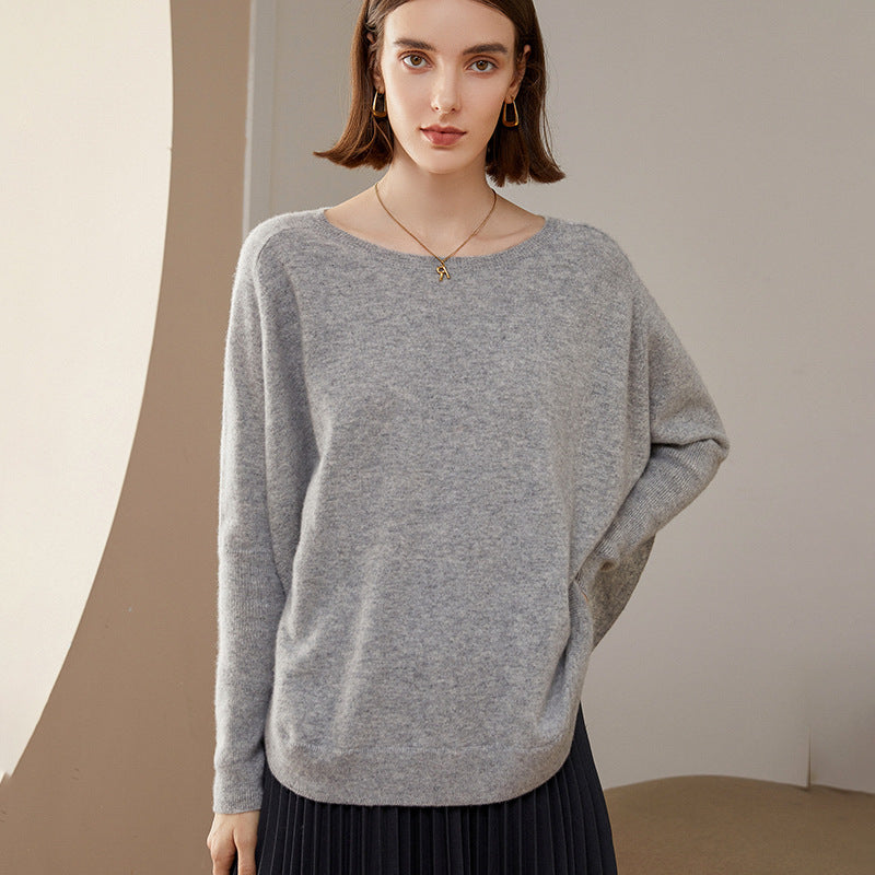 Round Neck Cashmere Shirt