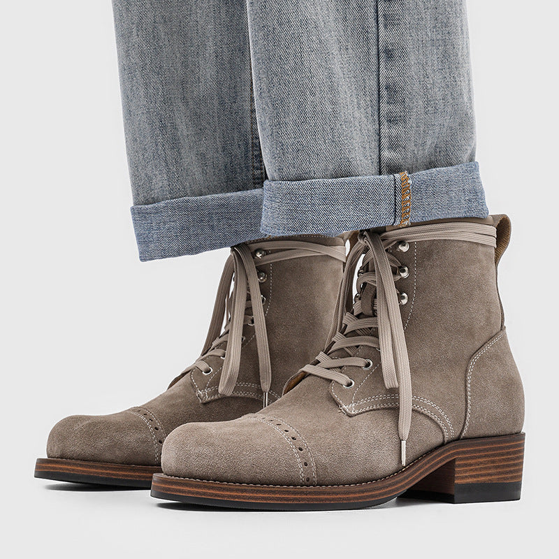 Retro Motorcycle Martin Boots