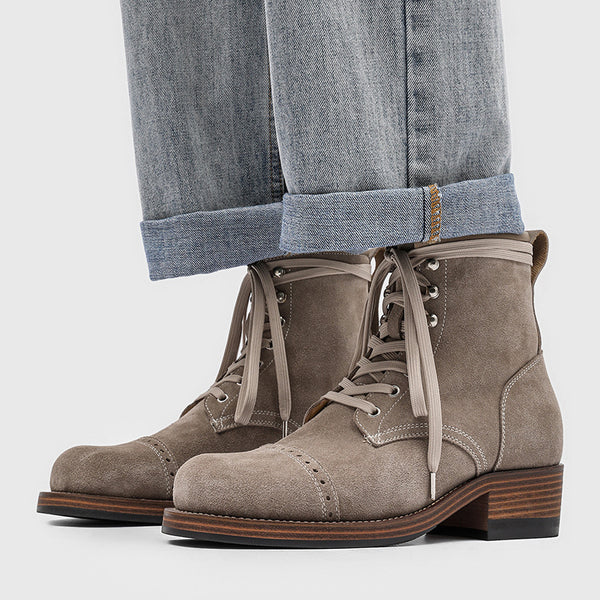 Retro Motorcycle Martin Boots